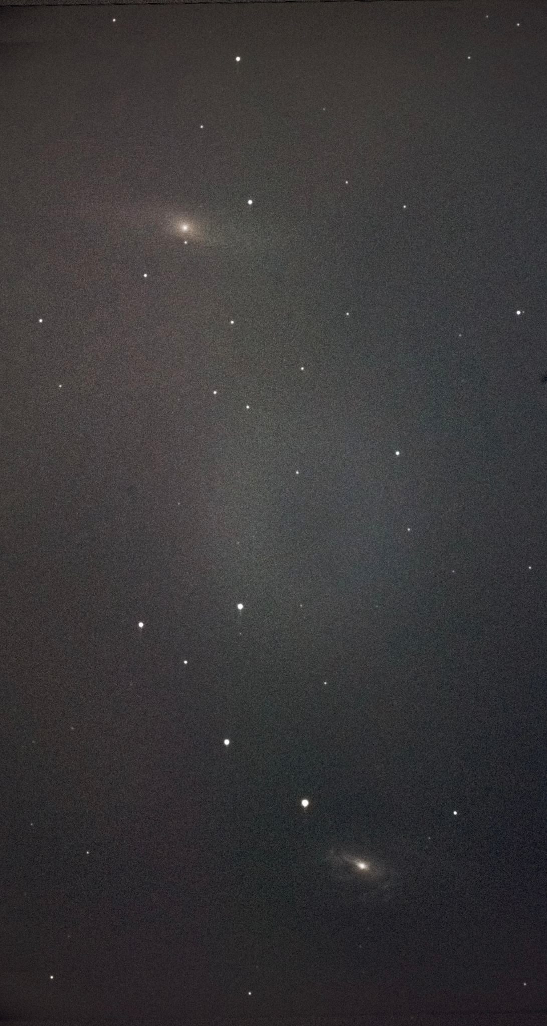 A field of faint galaxies in the constellation Virgo